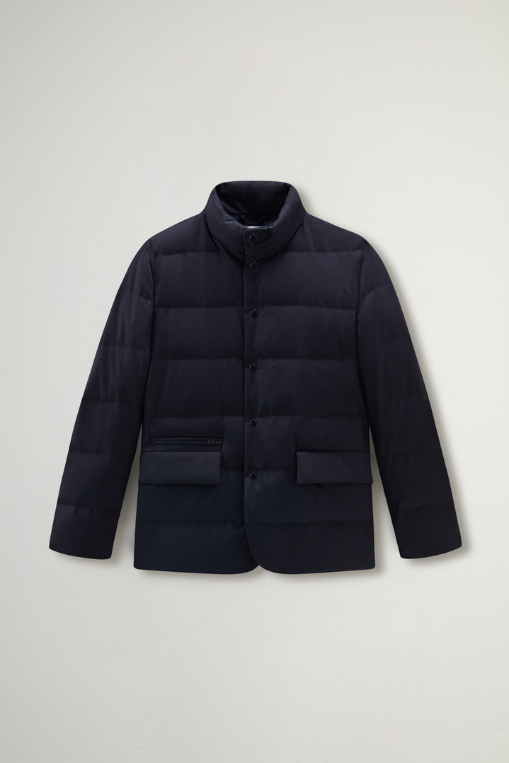 Blazer in Vitale Barberis Canonico Virgin Wool Flannel Blue photo 1 | Woolrich