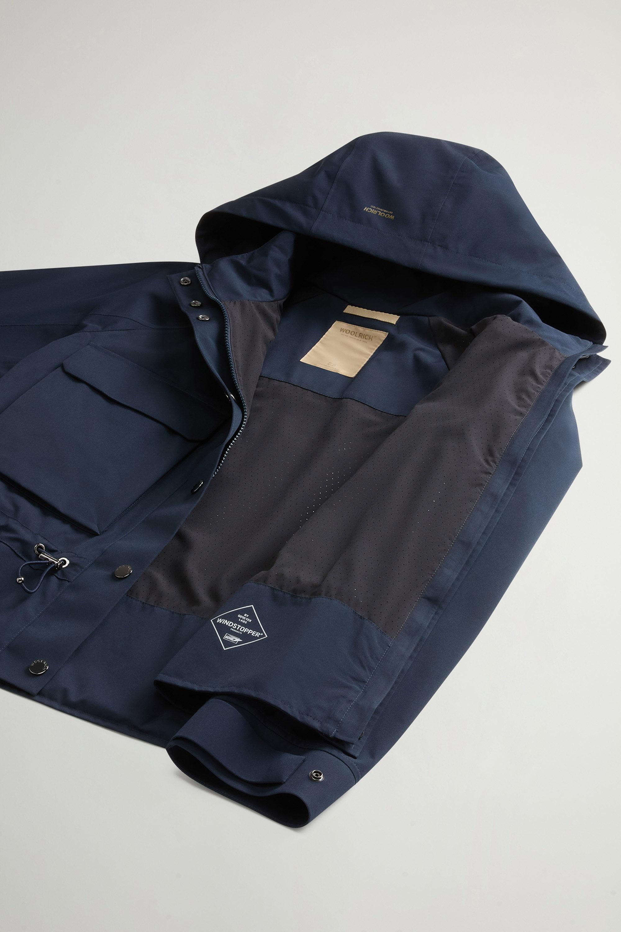 Jacket in WINDSTOPPER by GORE-TEX LABS Fabric Blue photo 8 | Woolrich
