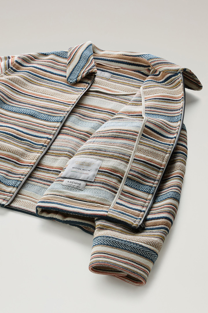 Gentry Overshirt in Manteco Recycled Cotton Fleece Multicolor photo 4 | Woolrich