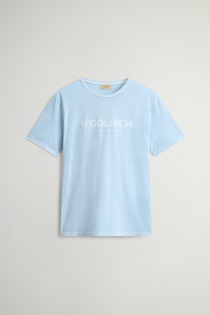 LIGHT GD T-SHIRT Blue photo 5 | Woolrich
