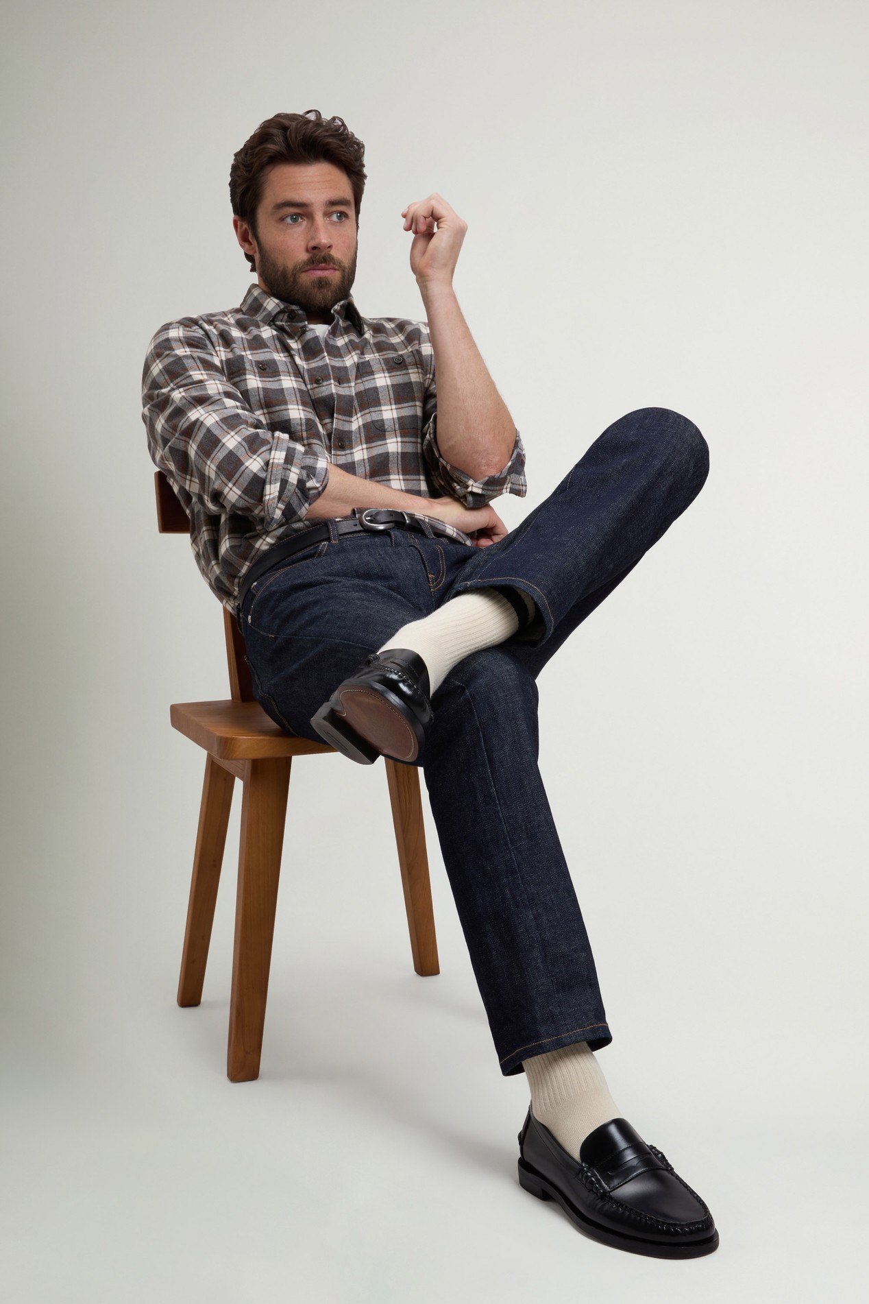 CHECK FLANNEL WARREN SHIRT Grau photo 2 | Woolrich