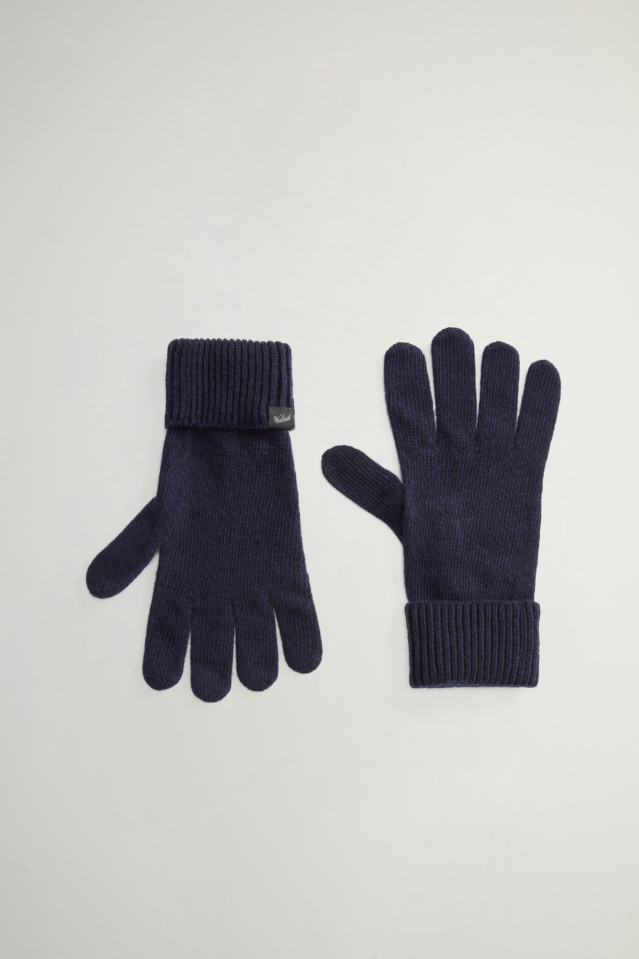 Merino Virgin Wool-Blend Gloves Blue photo 2 | Woolrich