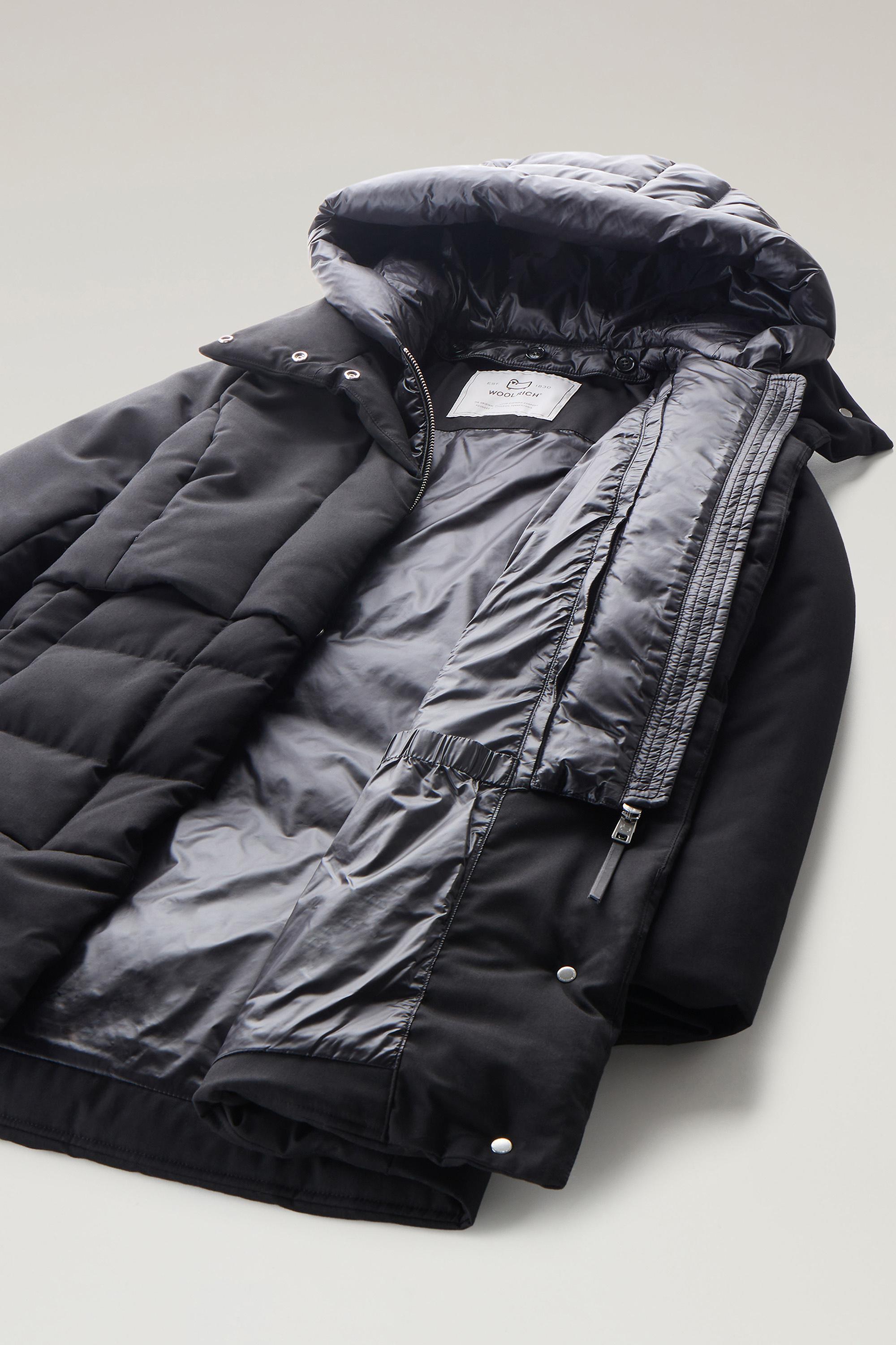 WOOLRICH フード付きレザージャケット L Haruf（ハルフ） フード付き レザージャケット ライダースジャケット