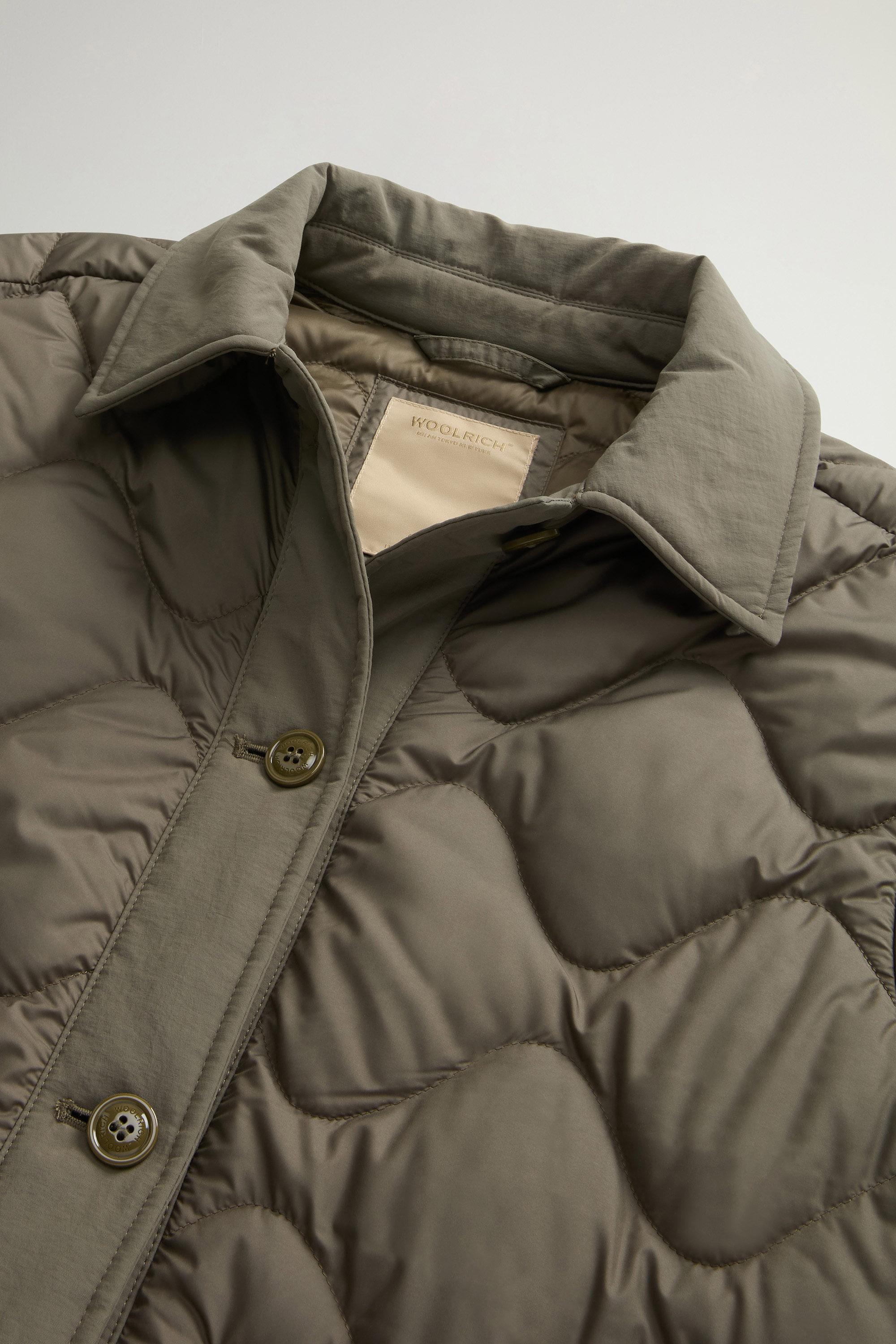 Quilted Microfiber Heritage Jacket Green photo 6 | Woolrich