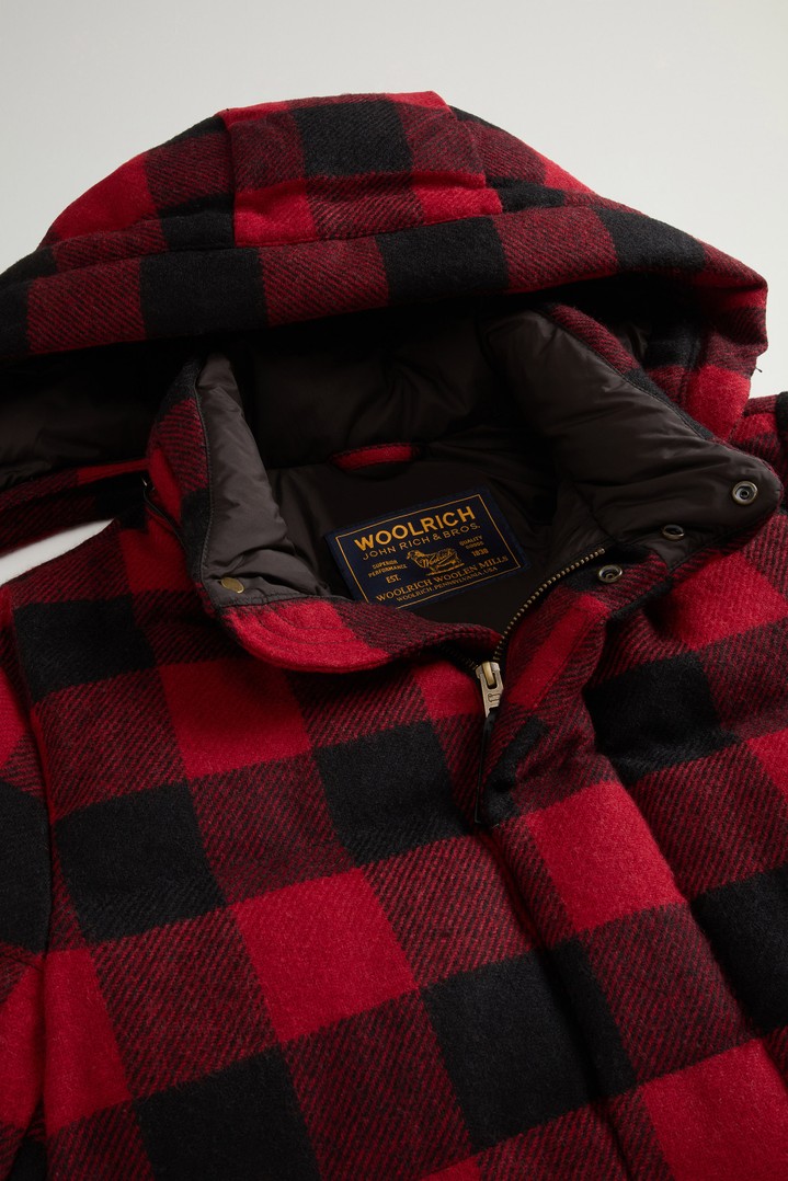 CHECK MOON PUFFER PARKA Rouge photo 6 | Woolrich
