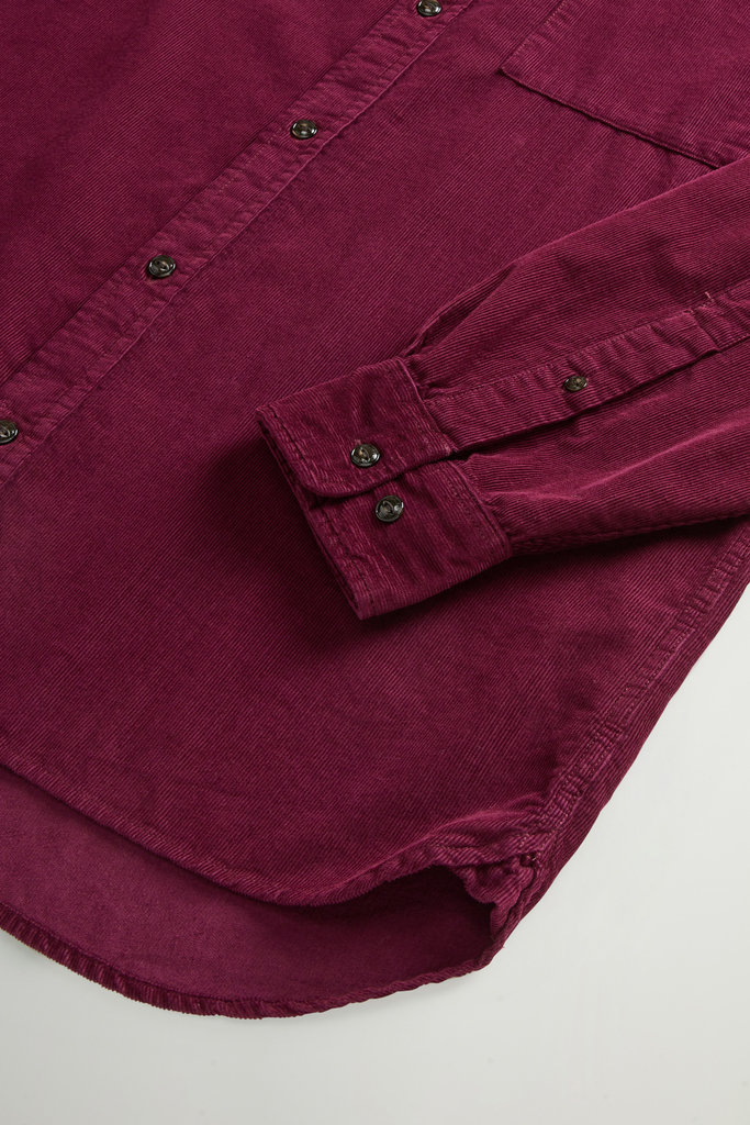 CORDUROY MACKEY SHIRT GD Burgundy photo 7 | Woolrich