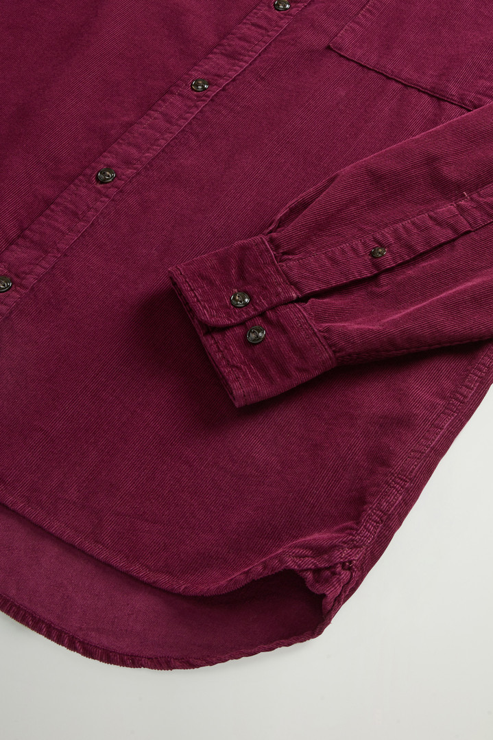 CORDUROY MACKEY SHIRT GD Burgundy photo 7 | Woolrich
