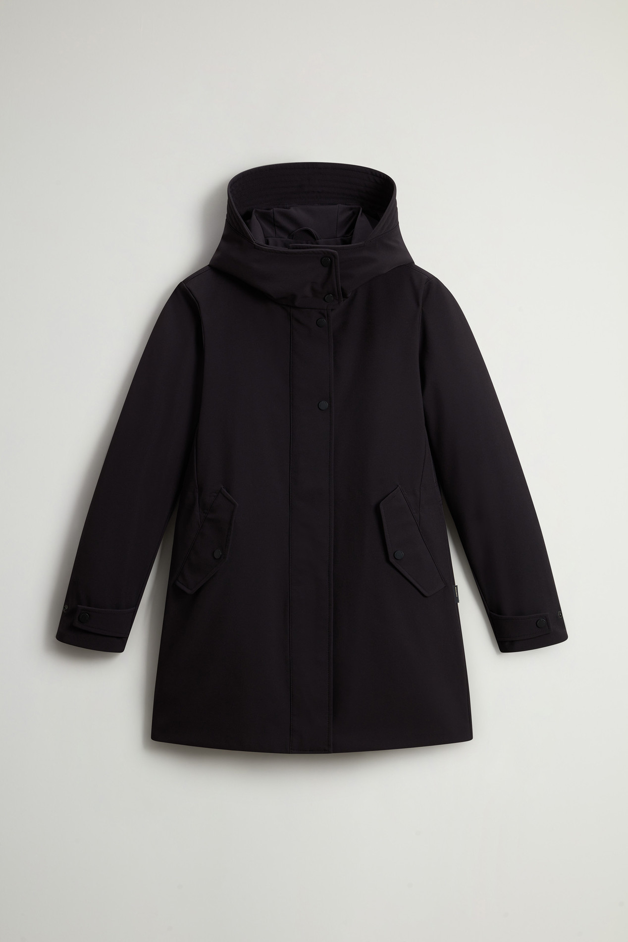 2-In-1 Firth Parka in Tech Softshell Black photo 1 | Woolrich