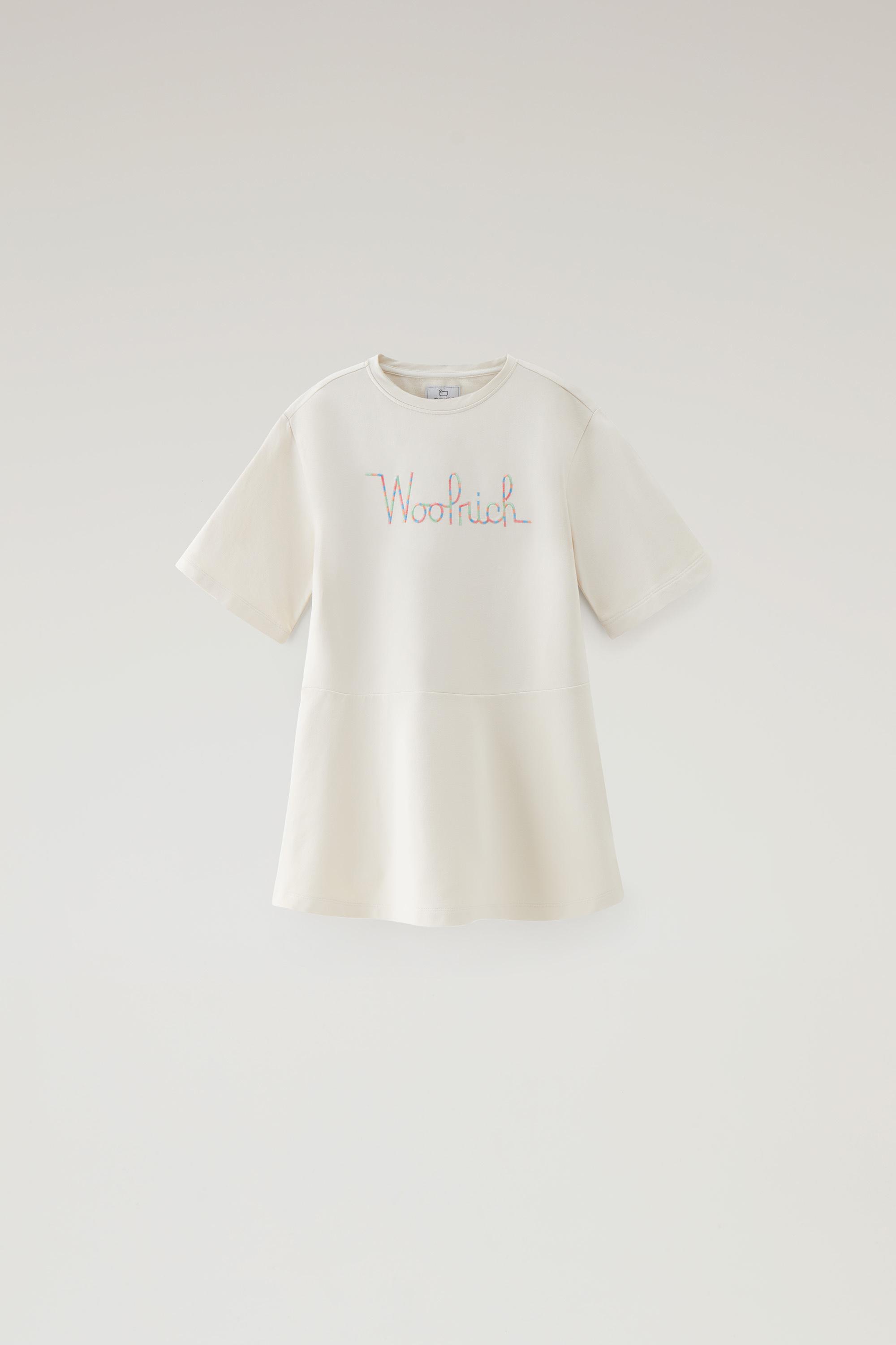 Girls' Fleece Cotton Summer Dress White photo 1 | Woolrich