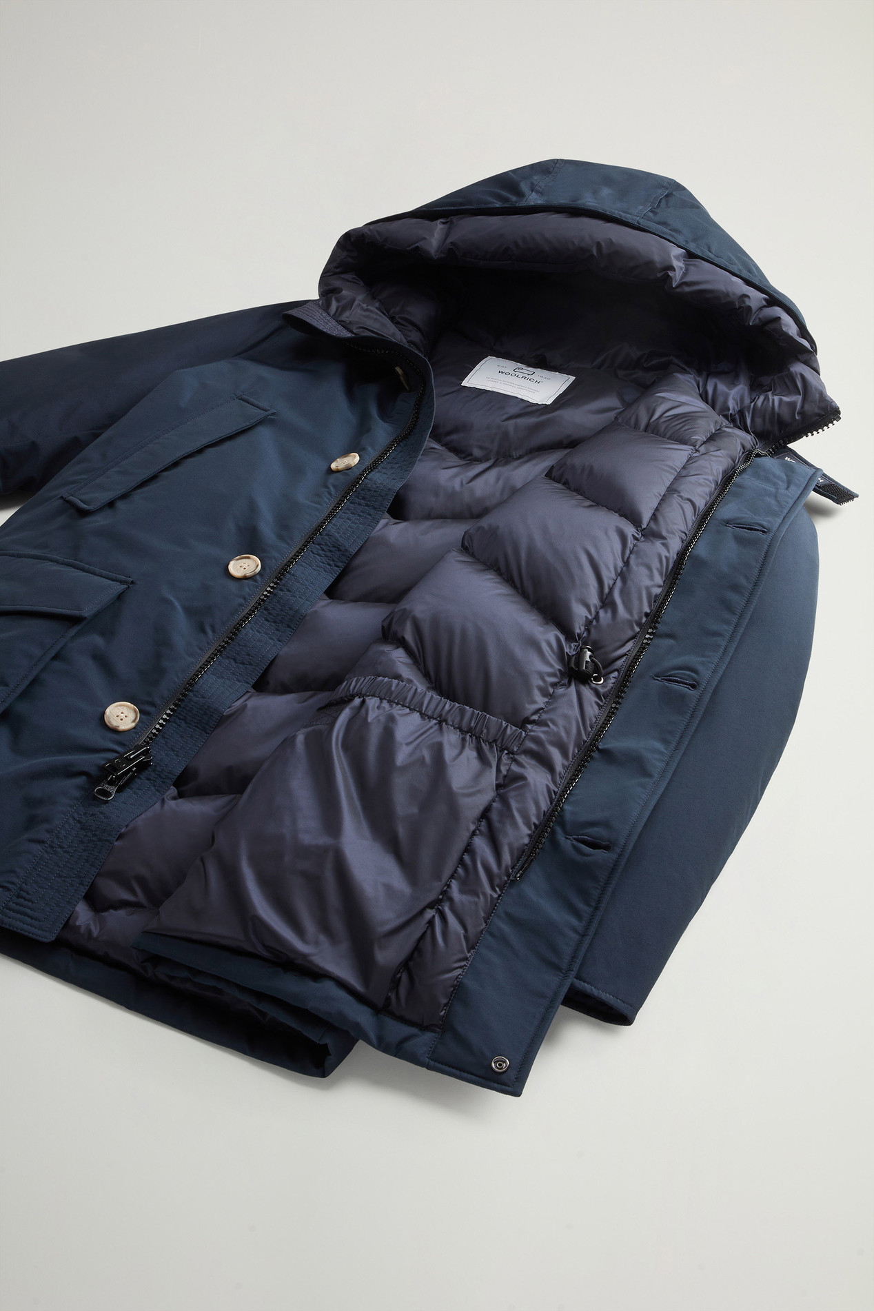 Arctic Parka in Ramar Cloth Blue photo 8 | Woolrich
