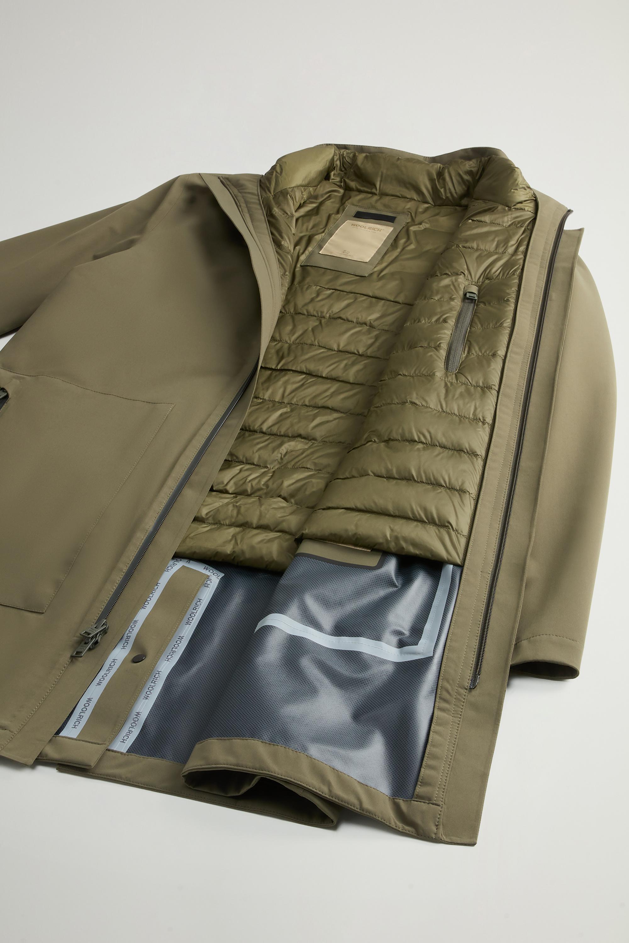 2-In-1 Jacket in Two-Layered Fabric Green photo 7 | Woolrich