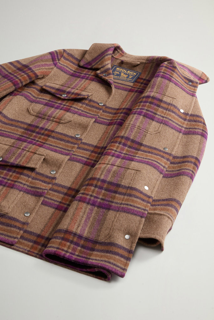 Coat in Double-Face Wool Blend Brown photo 8 | Woolrich