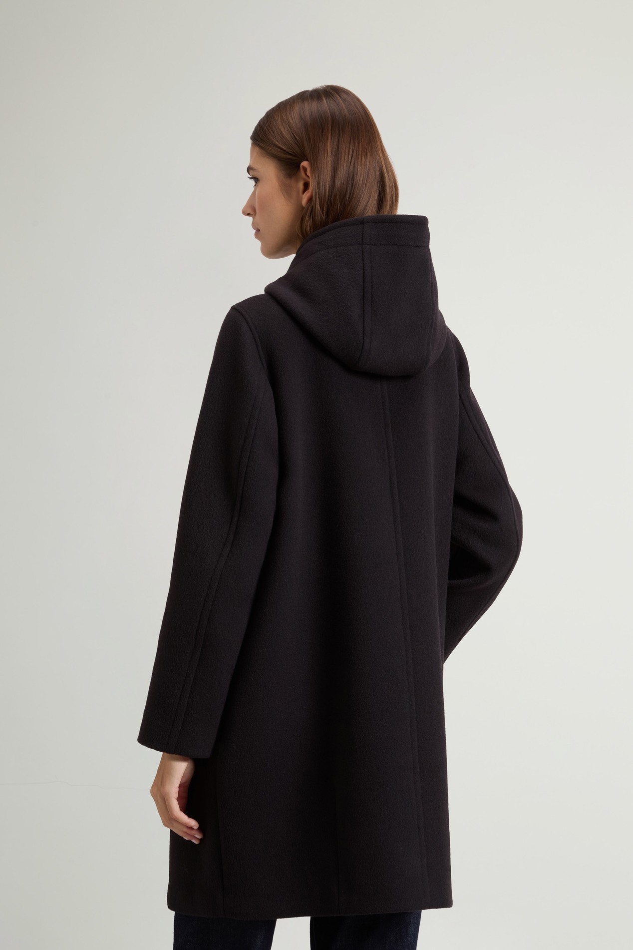MELTON WOOL PARKA Schwarz photo 3 | Woolrich