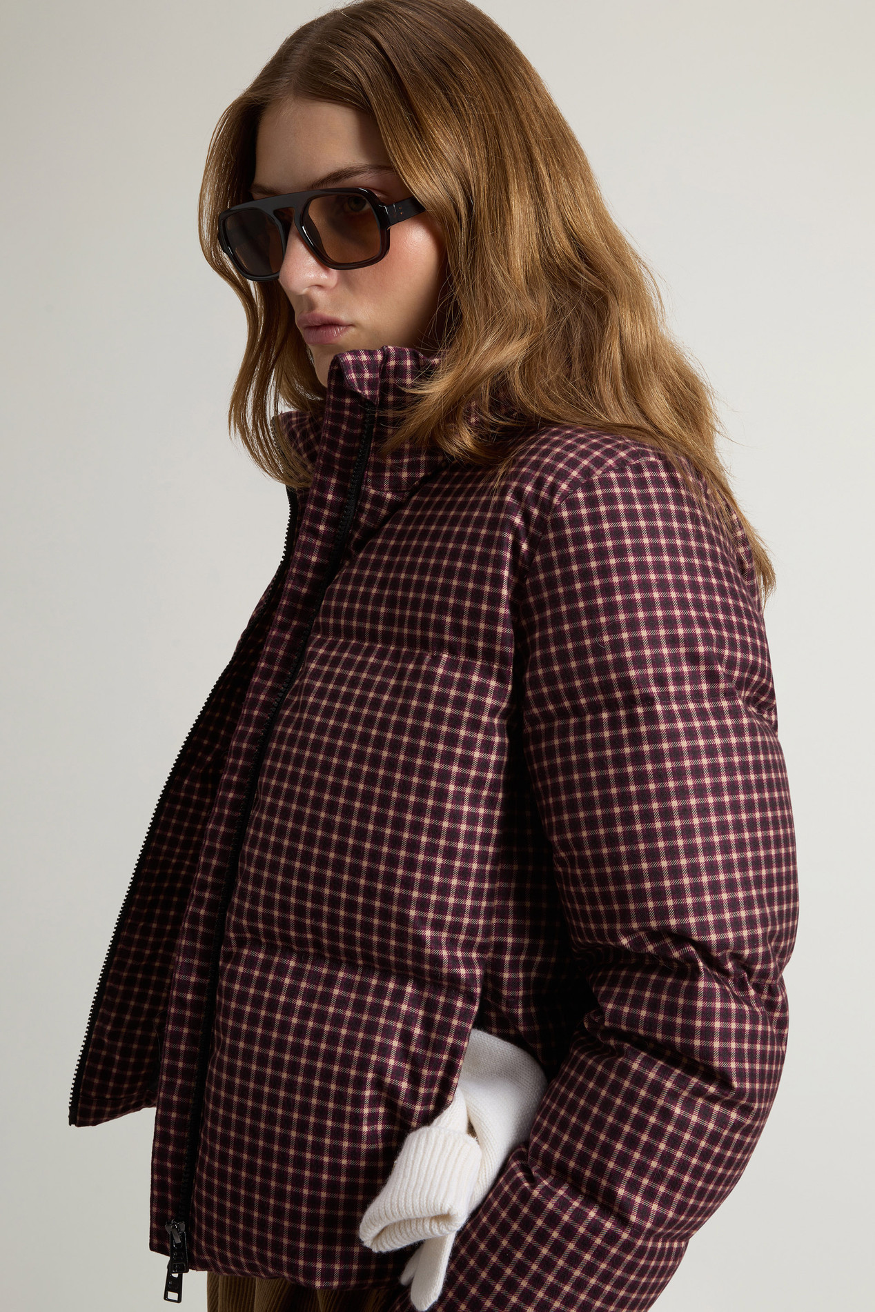 Down Jacket in Two-Layered Fabric Burgundy photo 4 | Woolrich