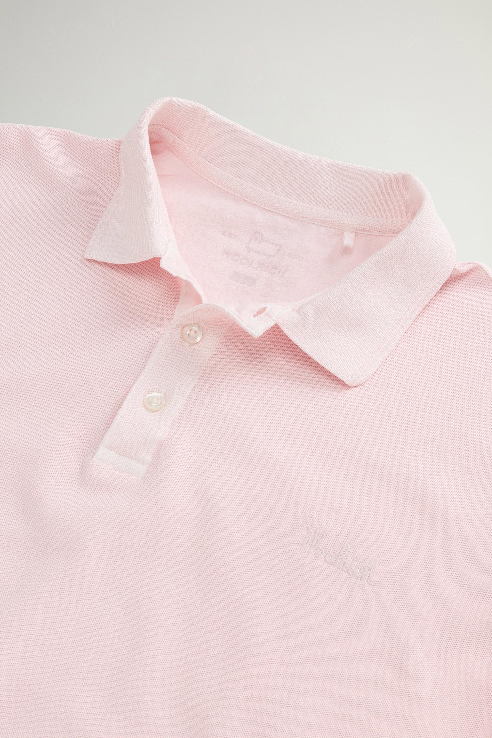 Mackinack Polo teint en pièce en sergé de coton stretch Rose photo 6 | Woolrich