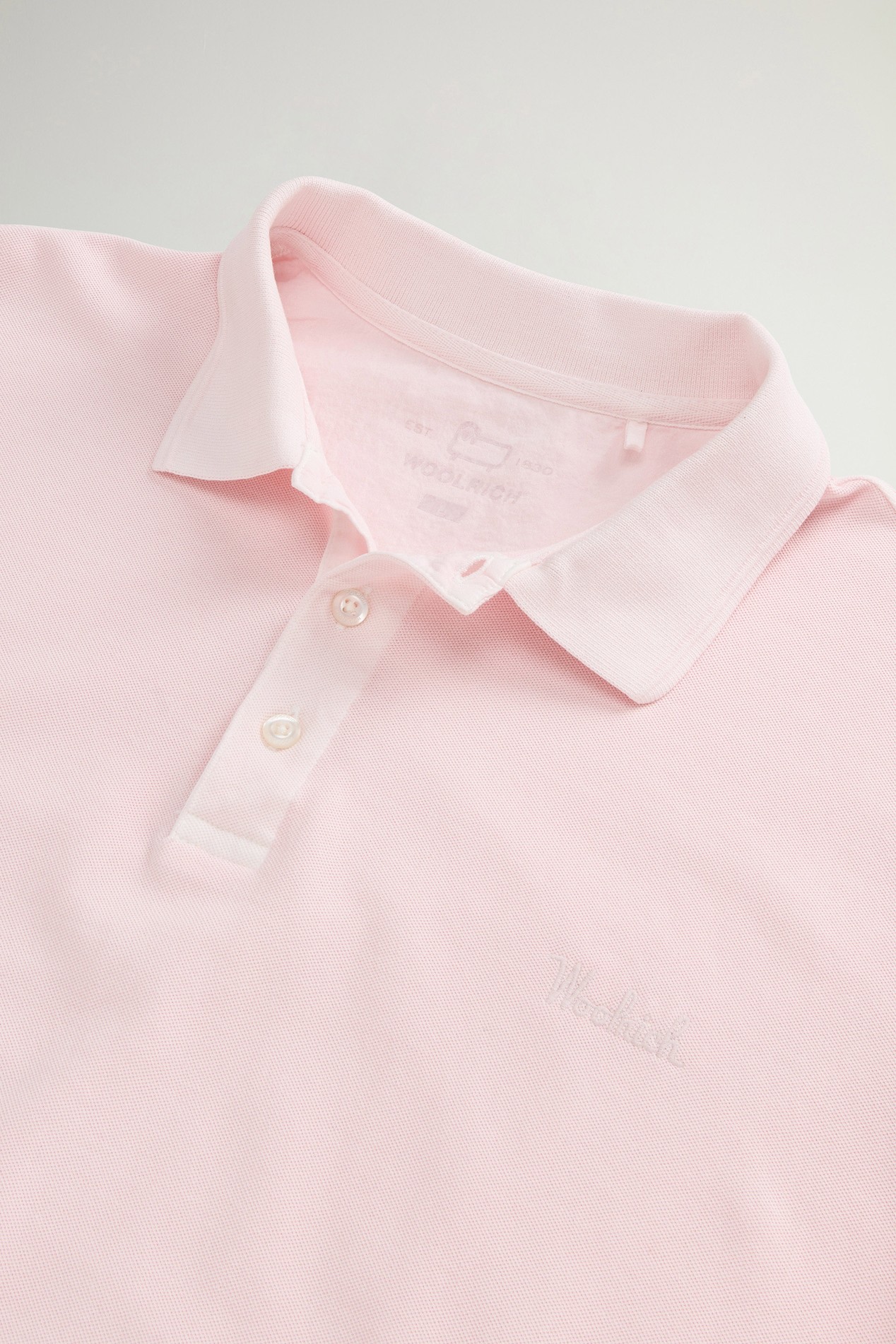 Mackinack Polo teint en pièce en sergé de coton stretch Rose photo 6 | Woolrich