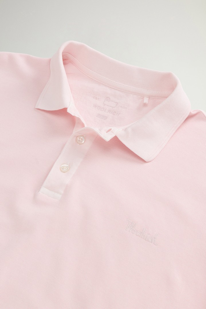 Mackinack Polo teint en pièce en sergé de coton stretch Rose photo 6 | Woolrich