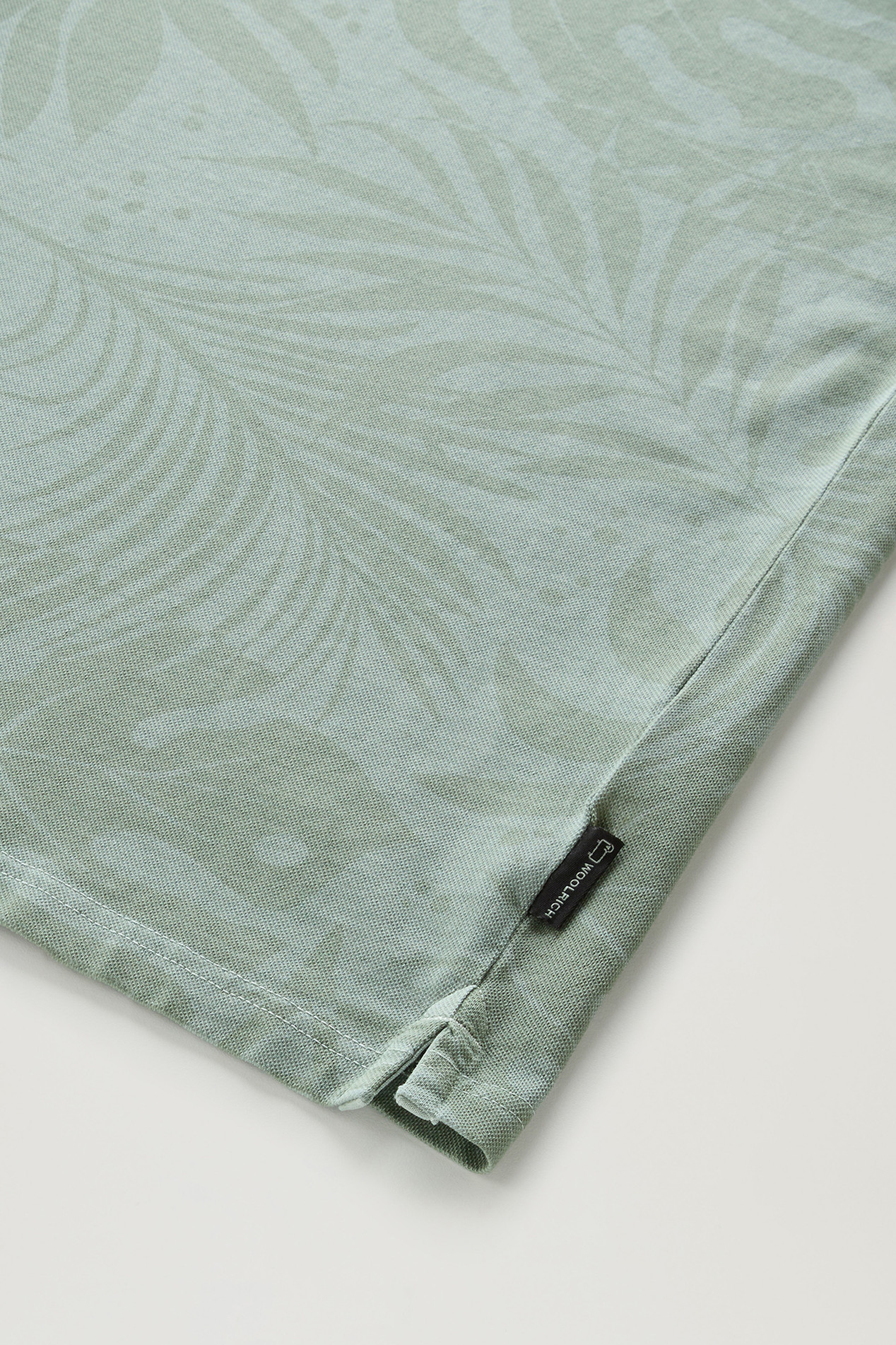 TROPICAL OVERDYED POLO Green photo 3 | Woolrich