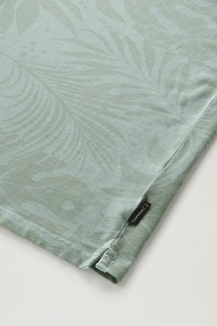 TROPICAL OVERDYED POLO Green photo 3 | Woolrich