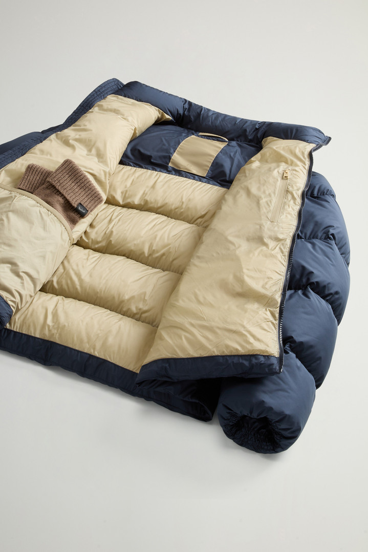 Cloud Down Jacket in Microfiber Blue photo 8 | Woolrich