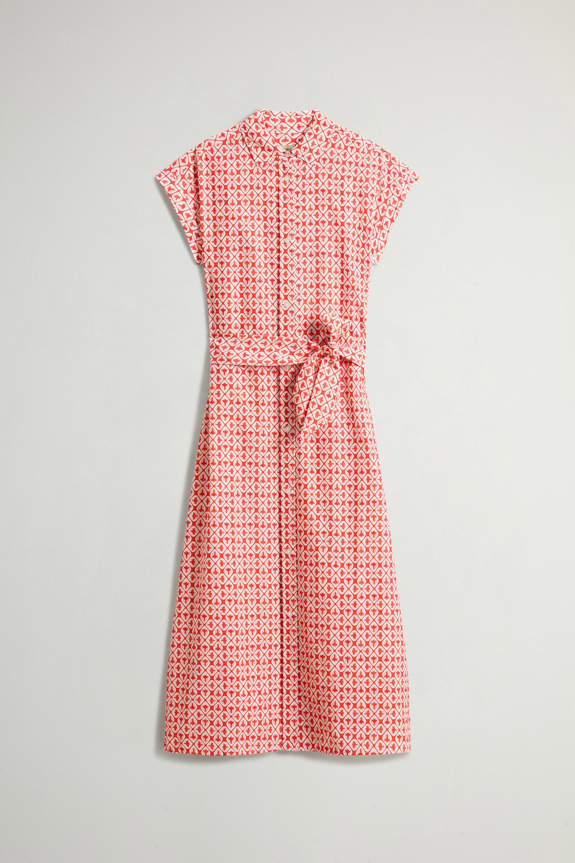 COTTON VISCOSE CHEMISIER DRESS Pink photo 5 | Woolrich