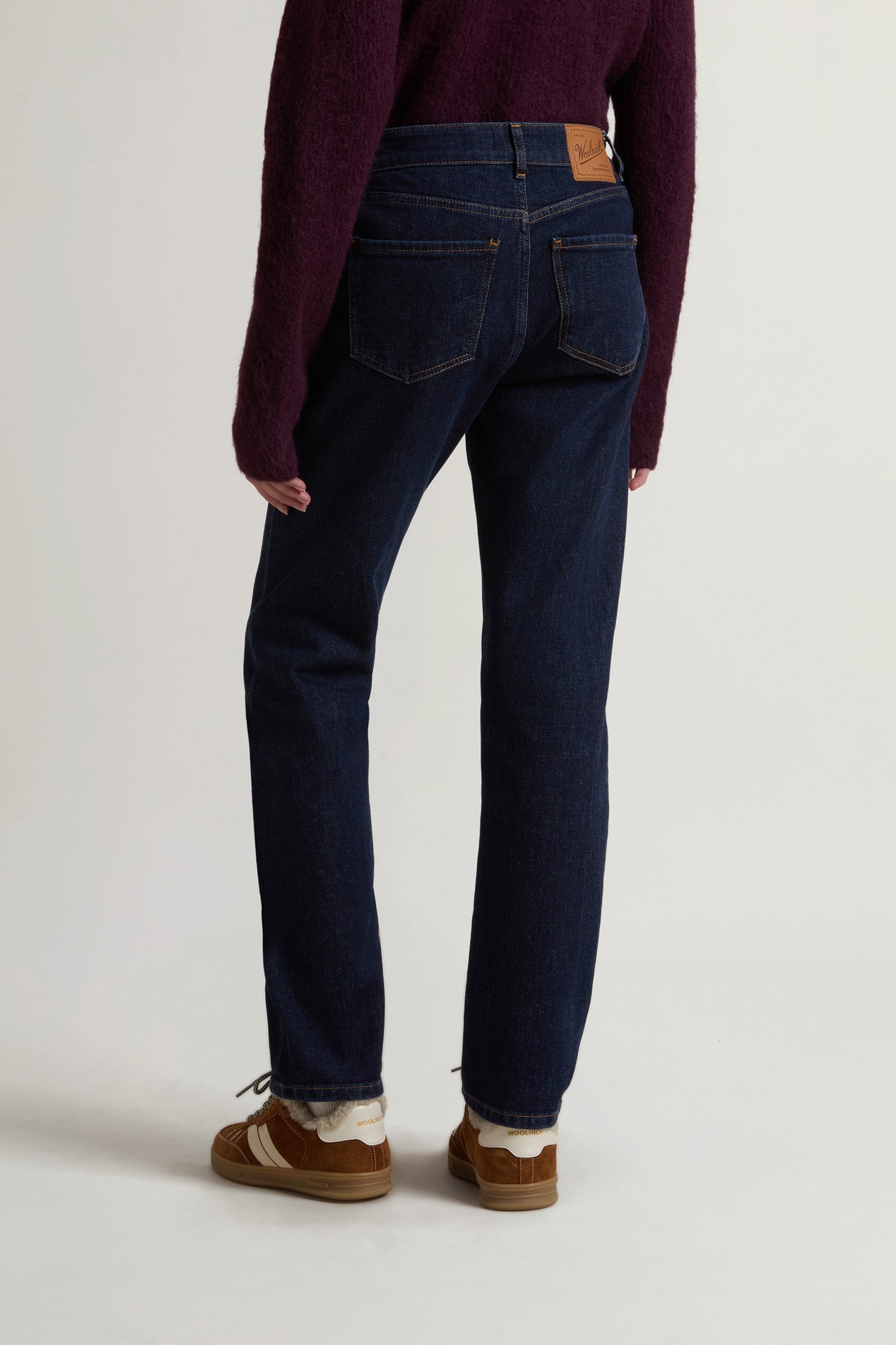 Five-Pocket Jeans in Stretch Cotton Denim Blue photo 2 | Woolrich