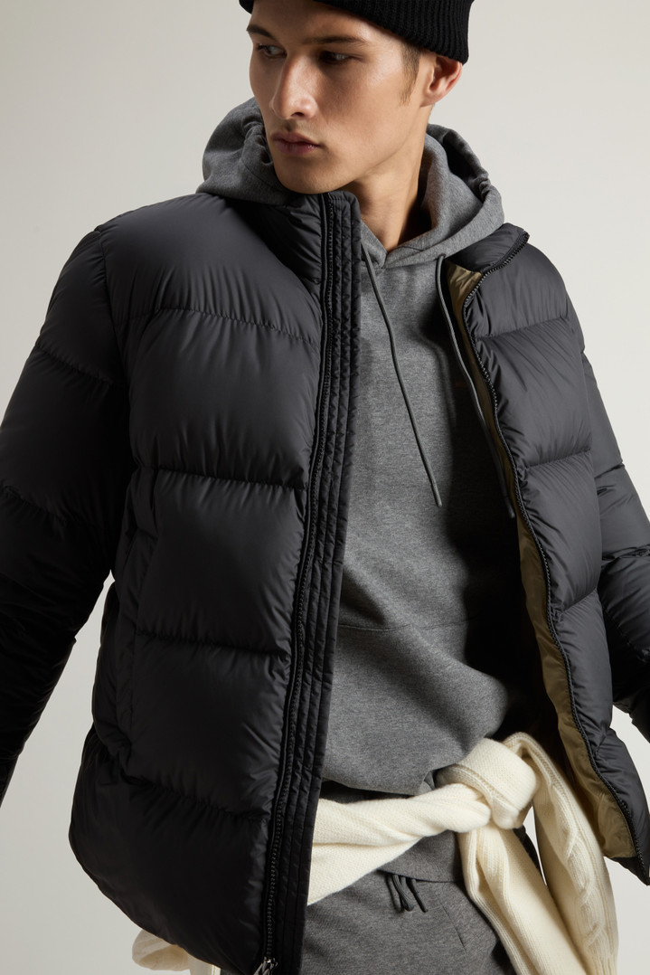 Cloud Down Jacket in Microfiber Black photo 4 | Woolrich