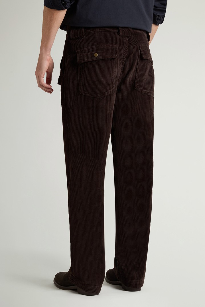 Bush Pants in Pure Cotton Velvet Brown photo 4 | Woolrich