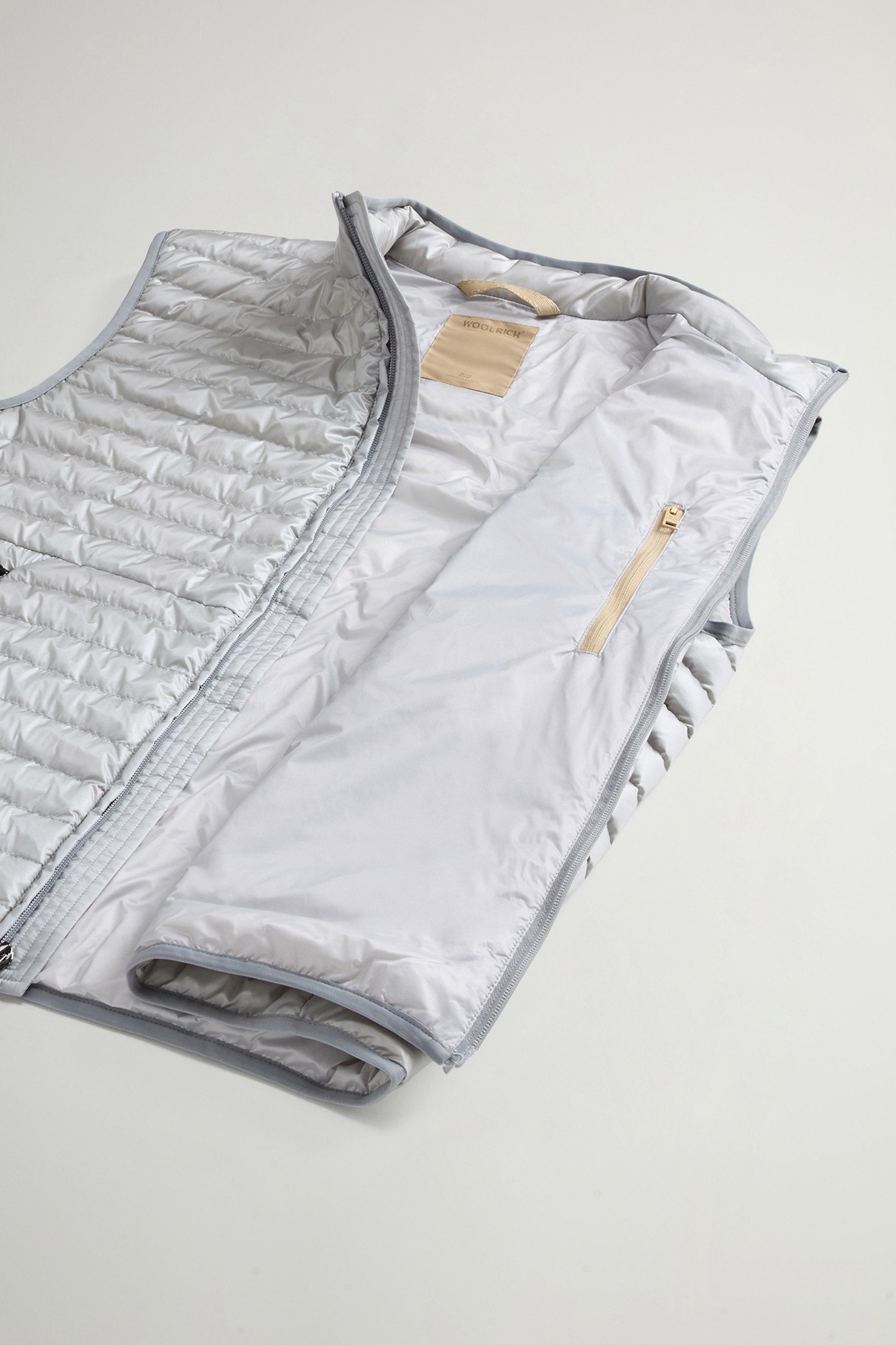 Allen Padded Vest in Ripstop Nylon Gray photo 8 | Woolrich