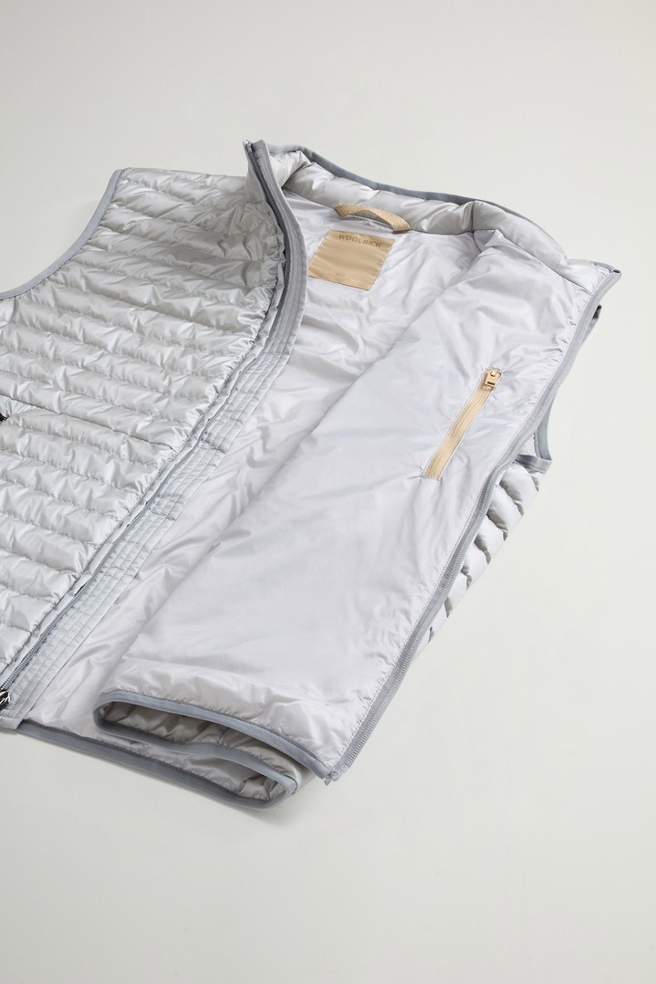 Allen Padded Vest in Ripstop Nylon Gray photo 8 | Woolrich