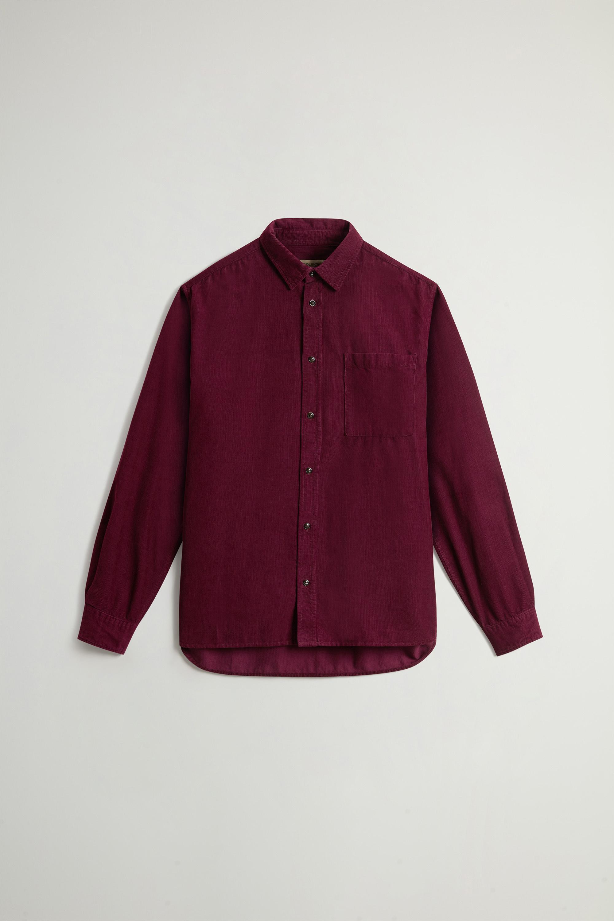 CORDUROY MACKEY SHIRT GD Burgundy photo 5 | Woolrich