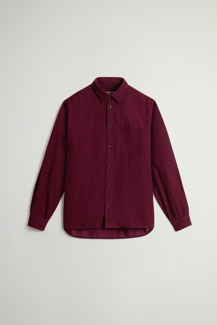 CORDUROY MACKEY SHIRT GD Burgundy photo 5 | Woolrich