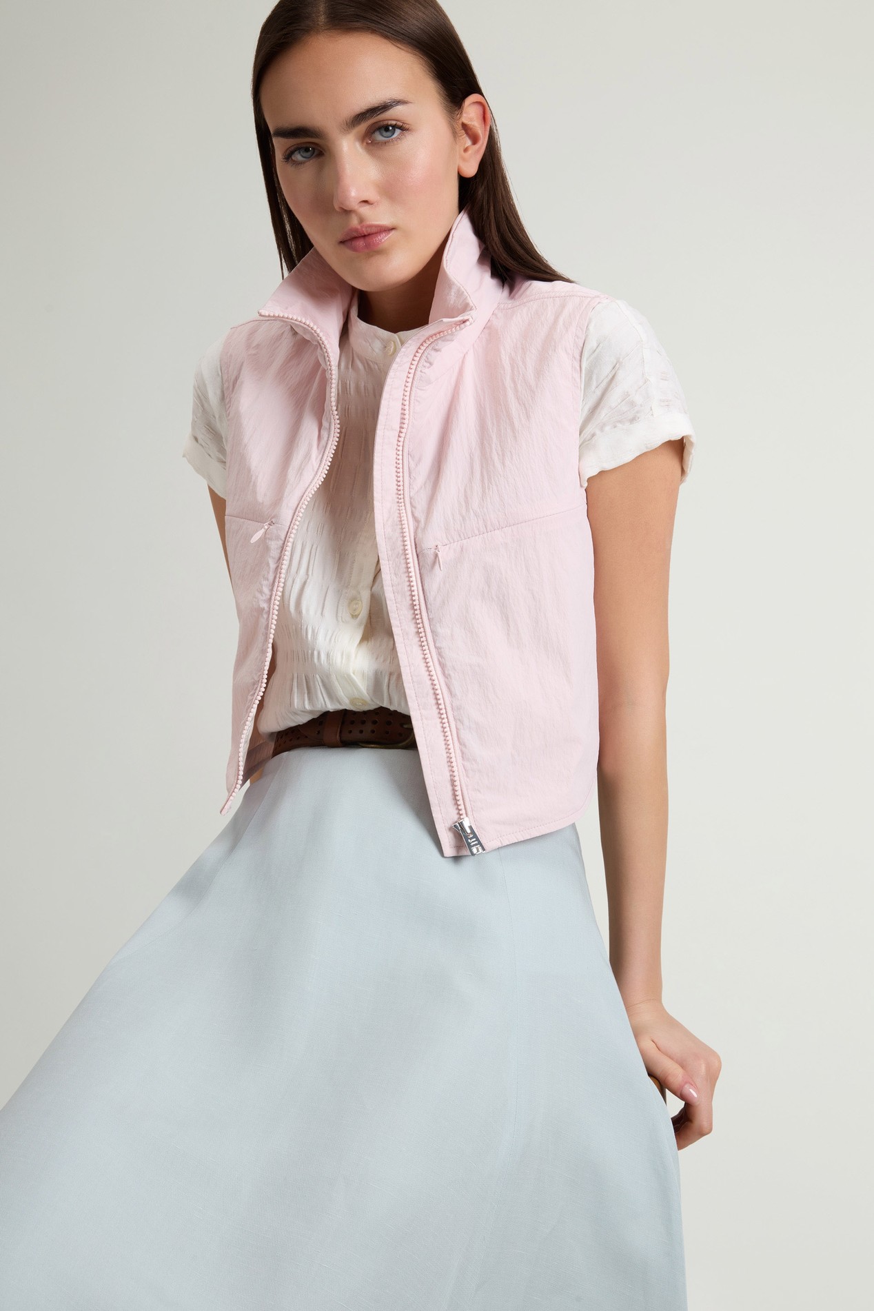 Vest in Nylon Pink photo 4 | Woolrich