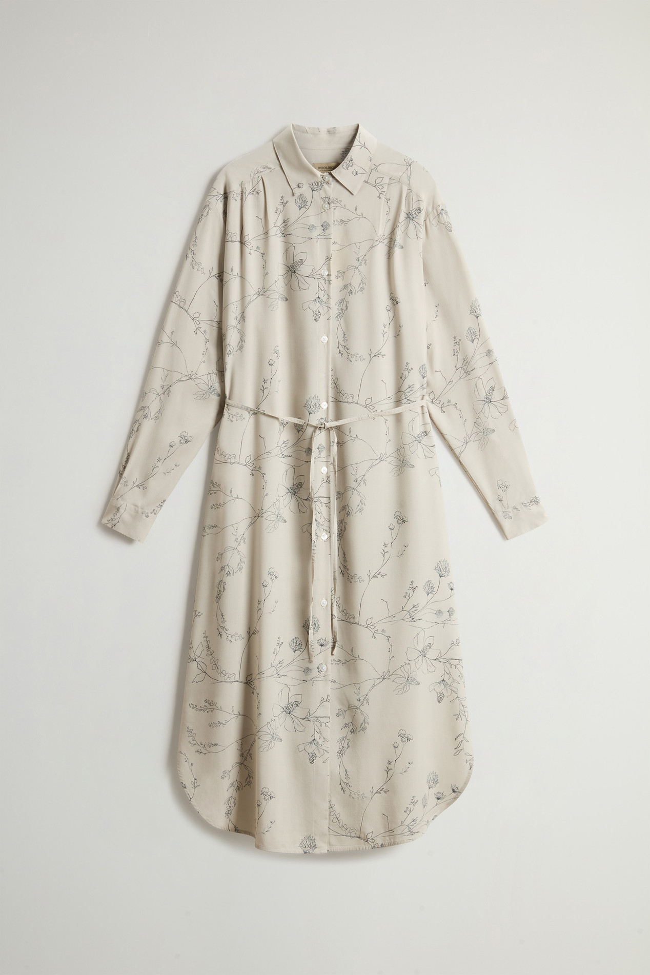 Dress with Floral Pattern Beige photo 5 | Woolrich