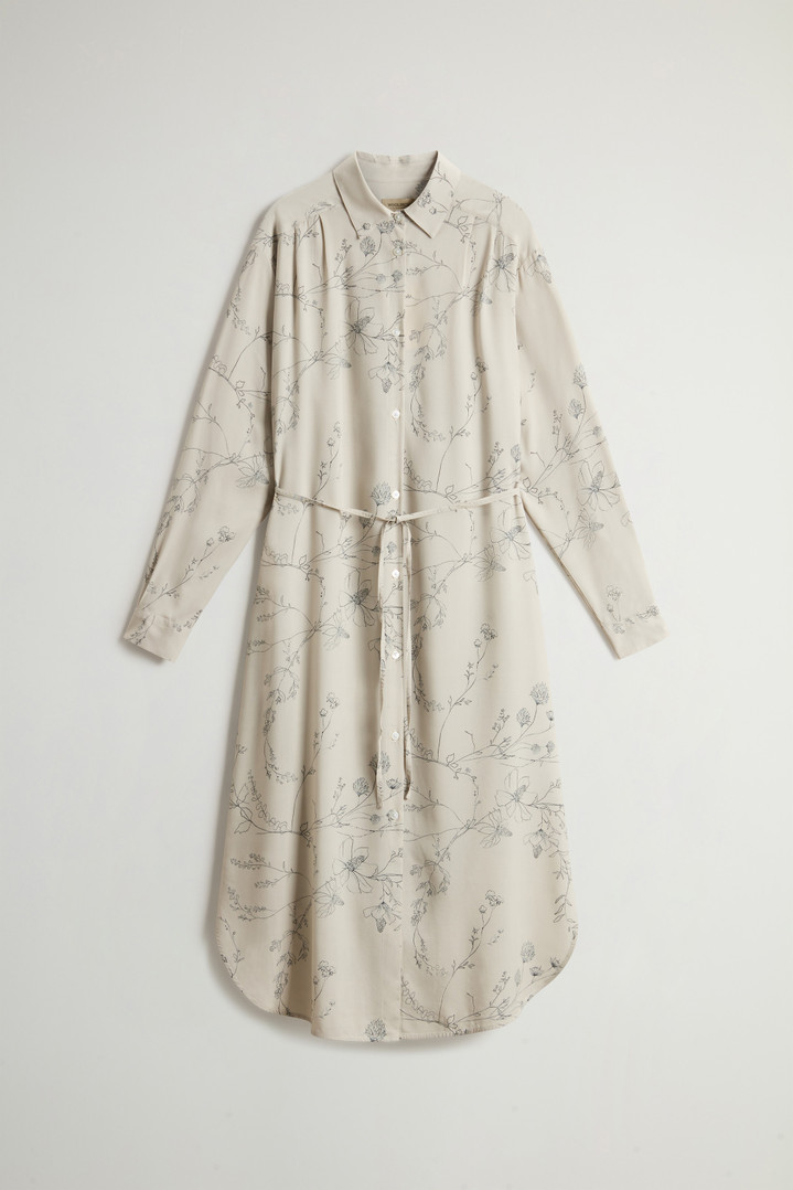 Dress with Floral Pattern Beige photo 5 | Woolrich
