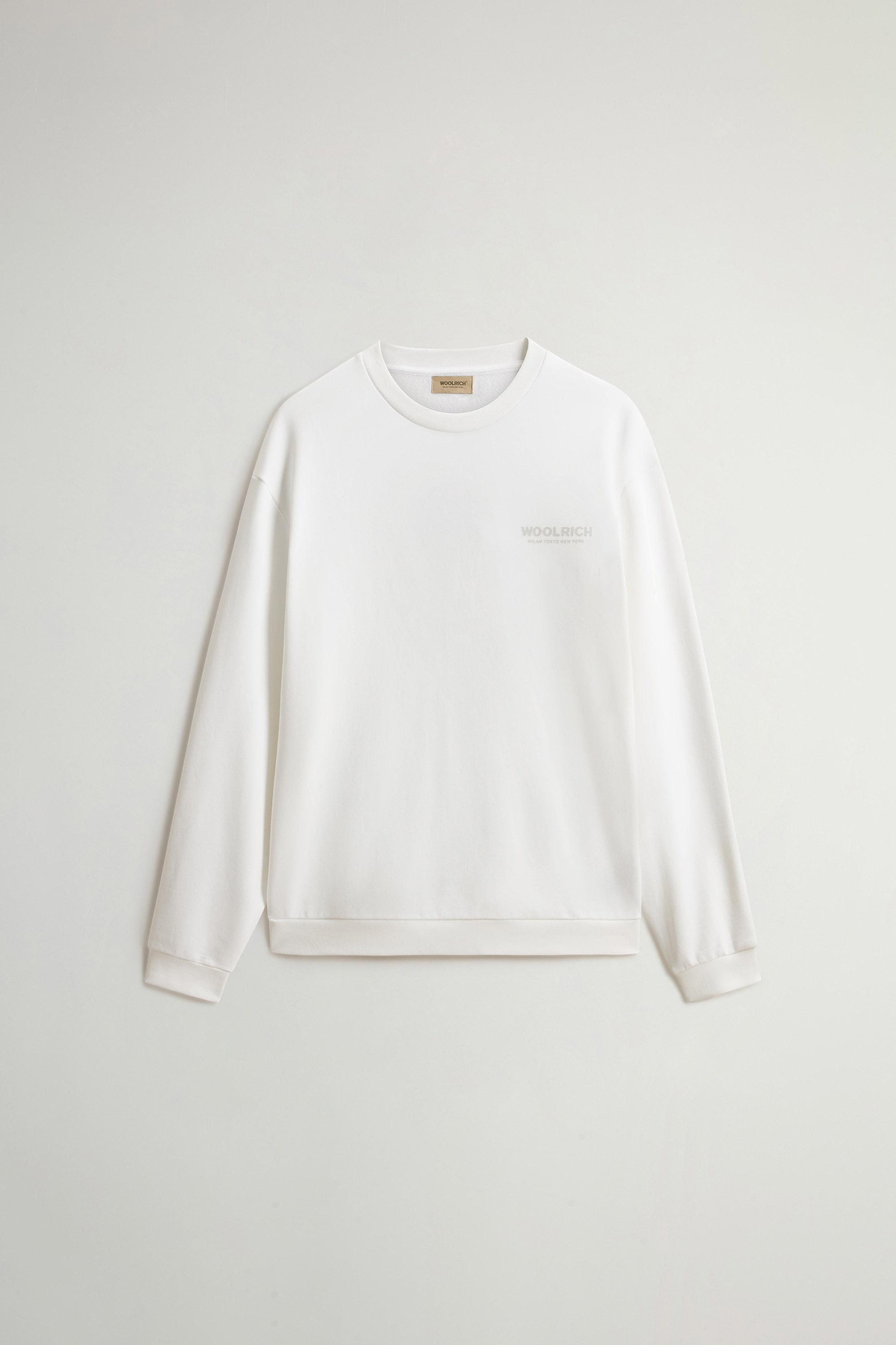 MACRO LOGO CREWNECK White photo 5 | Woolrich