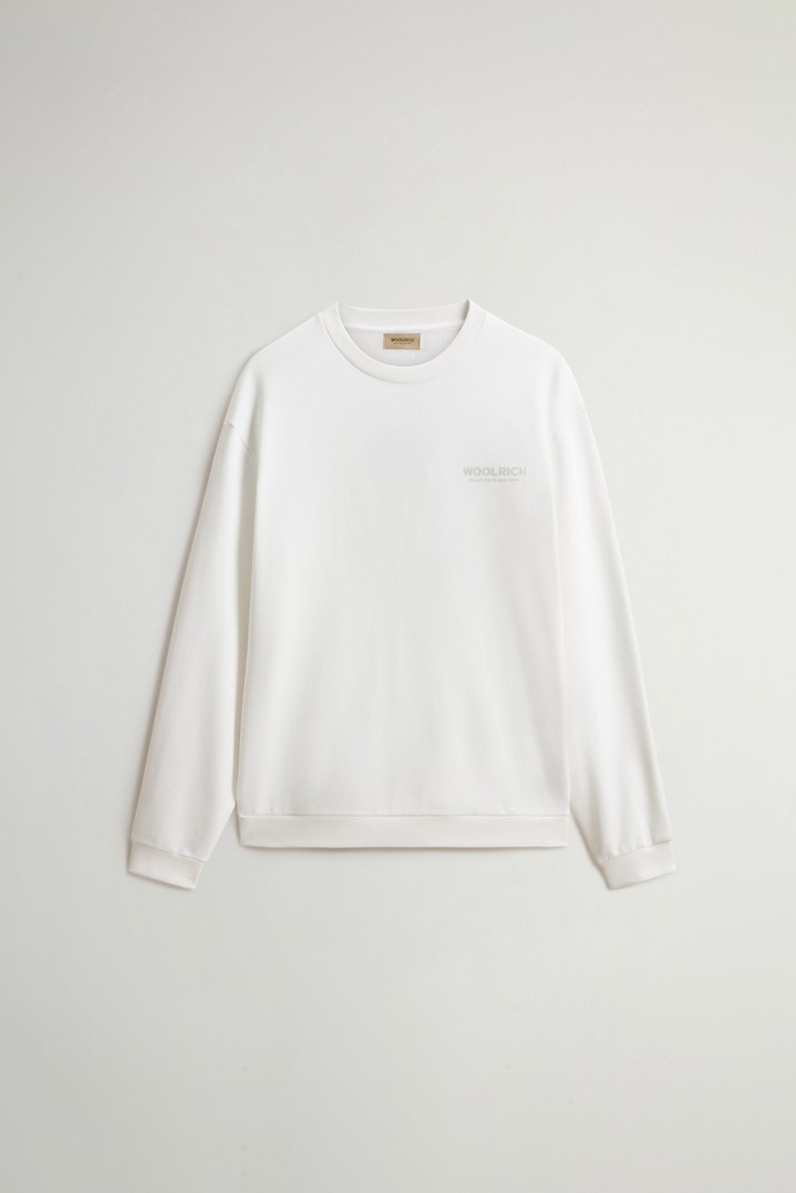 MACRO LOGO CREWNECK White photo 5 | Woolrich
