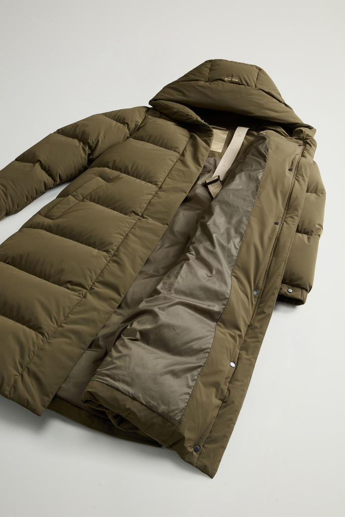 CLOUD MADISON LONG COAT Green photo 8 | Woolrich