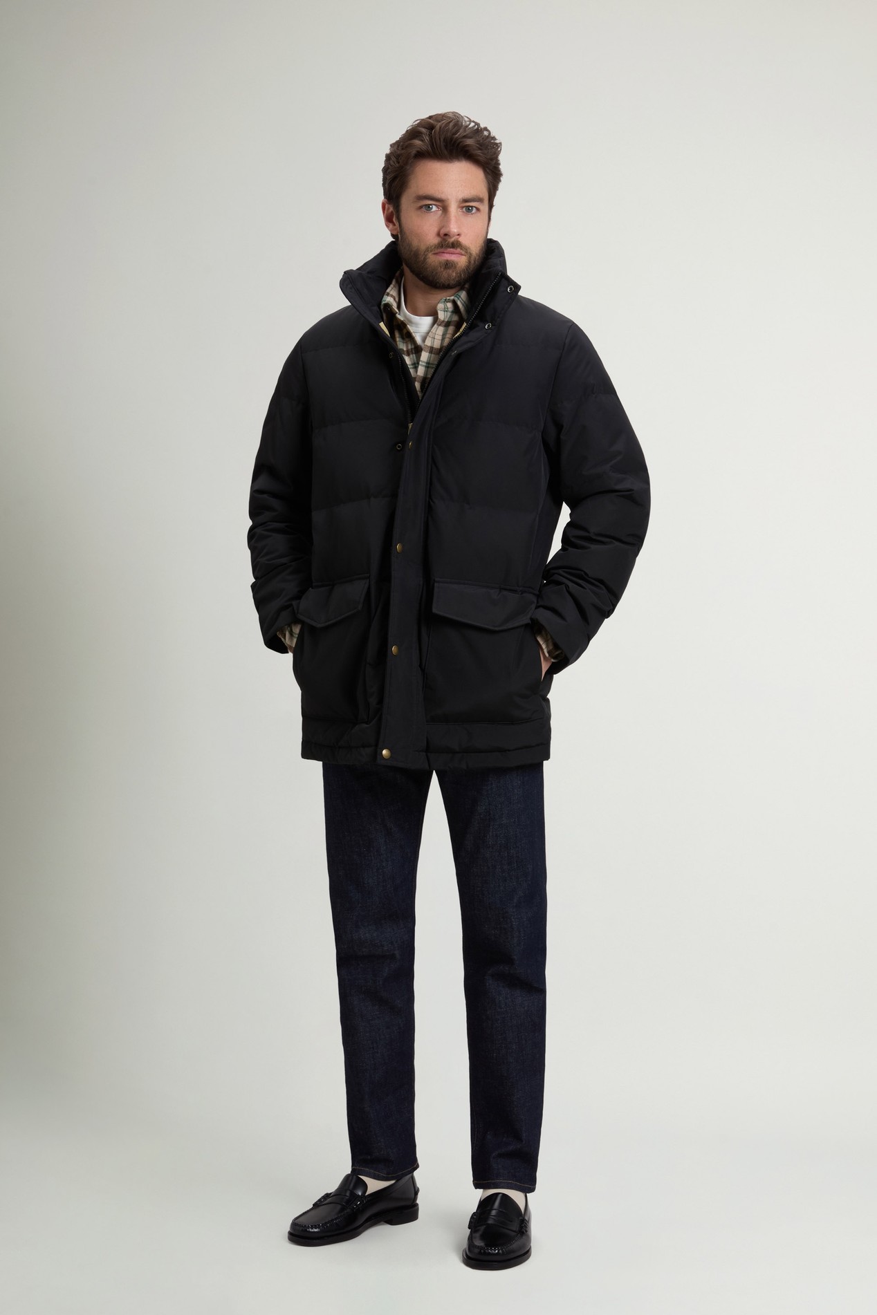 RAMAR CLOTH PUFFER Black photo 2 | Woolrich