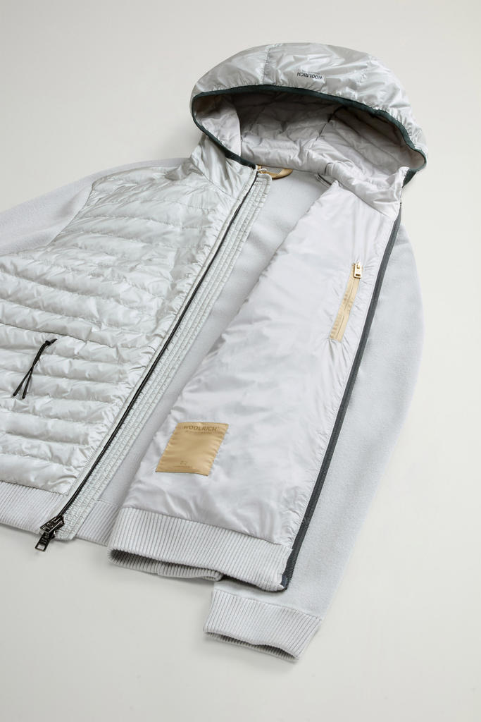 Allen Hybrid Jacket in Ripstop Nylon Gray photo 8 | Woolrich