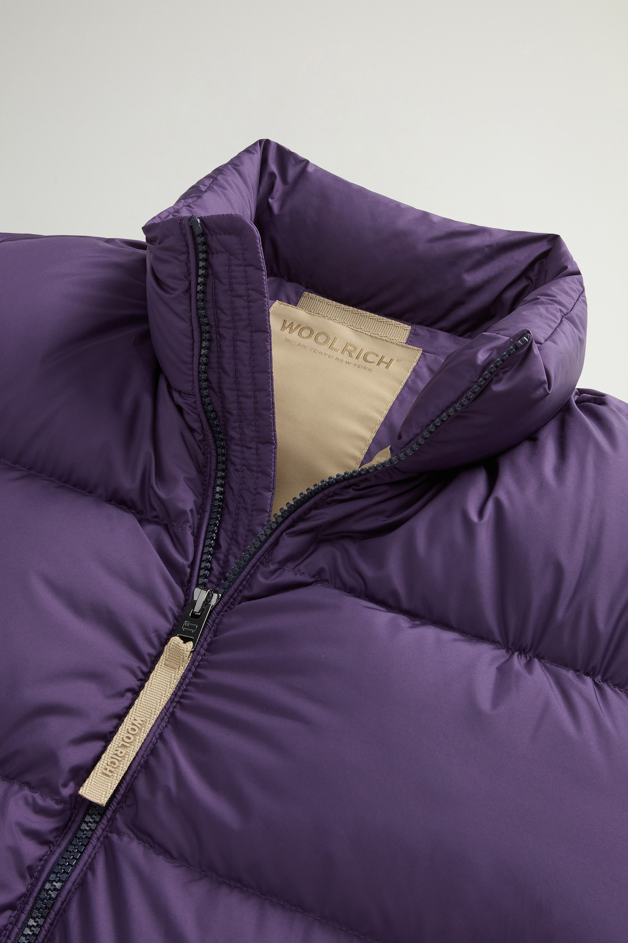 Cloud Down Jacket in Microfiber Purple photo 6 | Woolrich