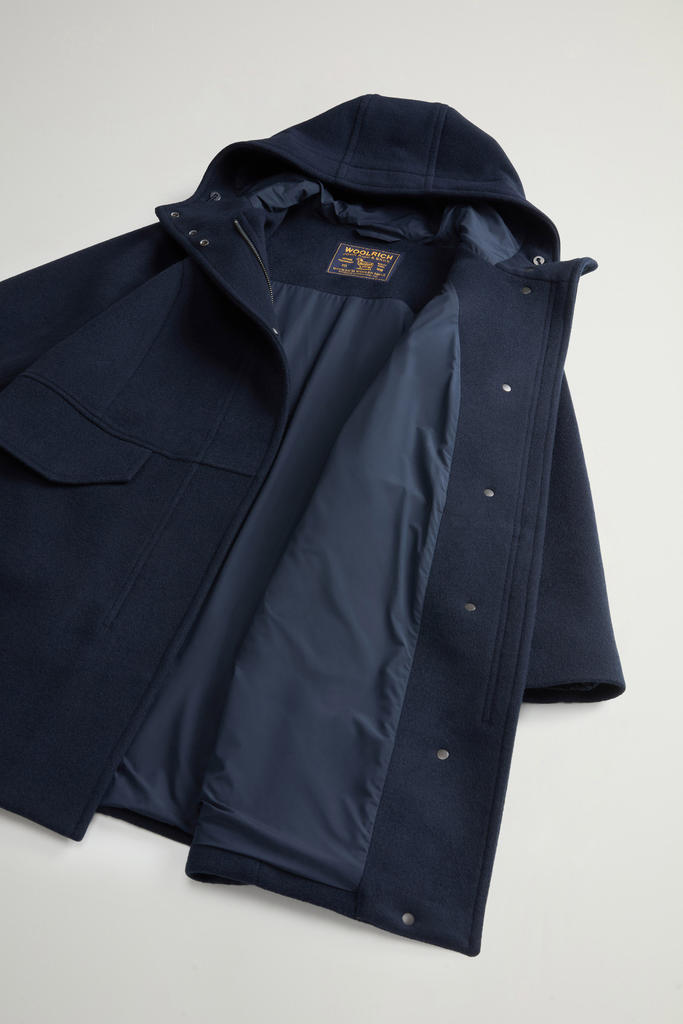 MELTON WOOL PARKA Blau photo 8 | Woolrich