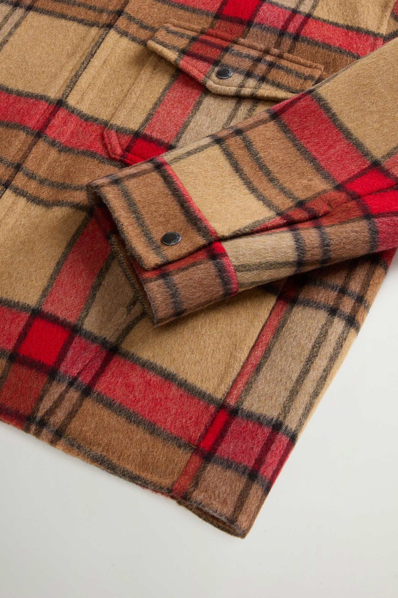 Jacket in Double-Face Wool Blend Red photo 7 | Woolrich
