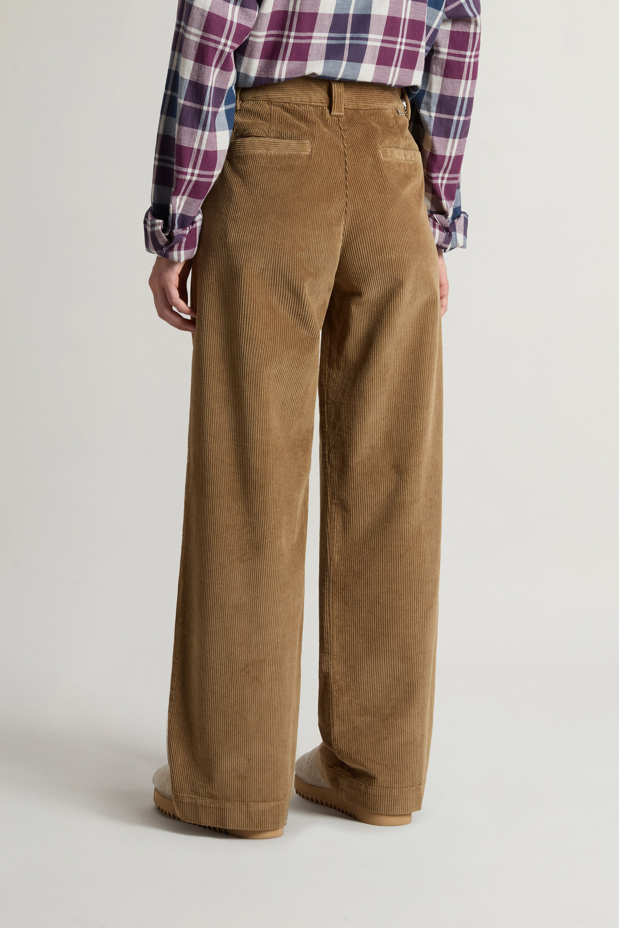 Wide-Leg Corduroy Pants Beige photo 2 | Woolrich