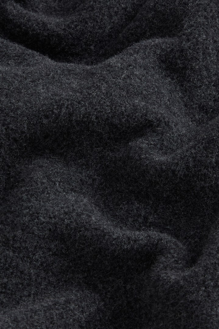 SOFT WOOL BLEND FULL-ZIP HOODIE Grau photo 6 | Woolrich