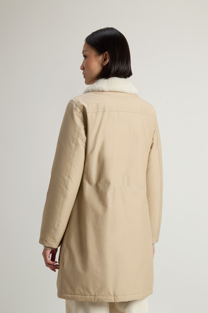 Upstate Parka in Ramar Cloth Beige photo 3 | Woolrich