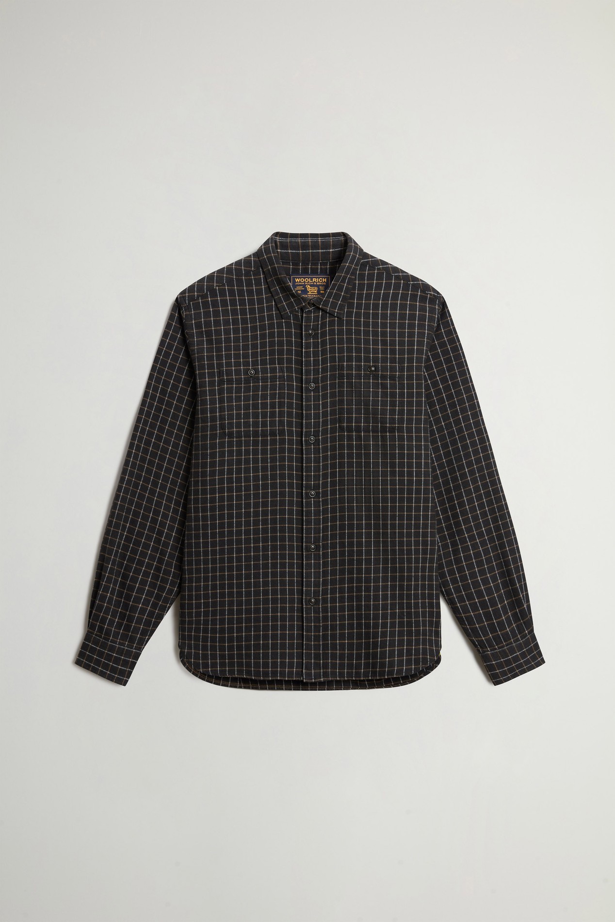 CHECK FLANNEL WARREN SHIRT Grau photo 5 | Woolrich