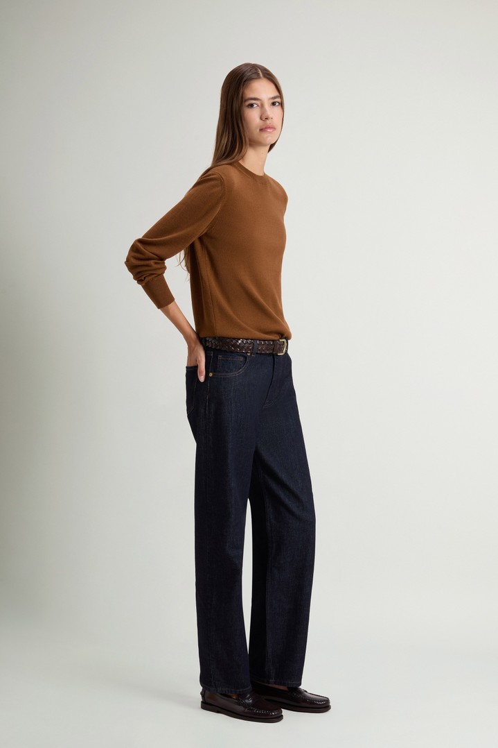 Sweater in Pure Merino Virgin Wool Brown photo 2 | Woolrich