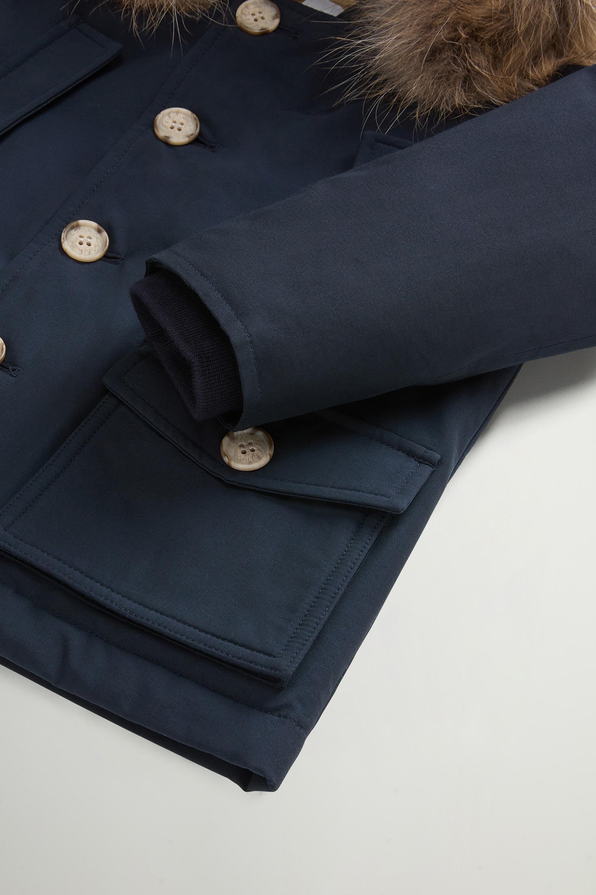 Babies’ Ramar Cloth Parka with Removable Fur Detail Blue photo 5 | Woolrich