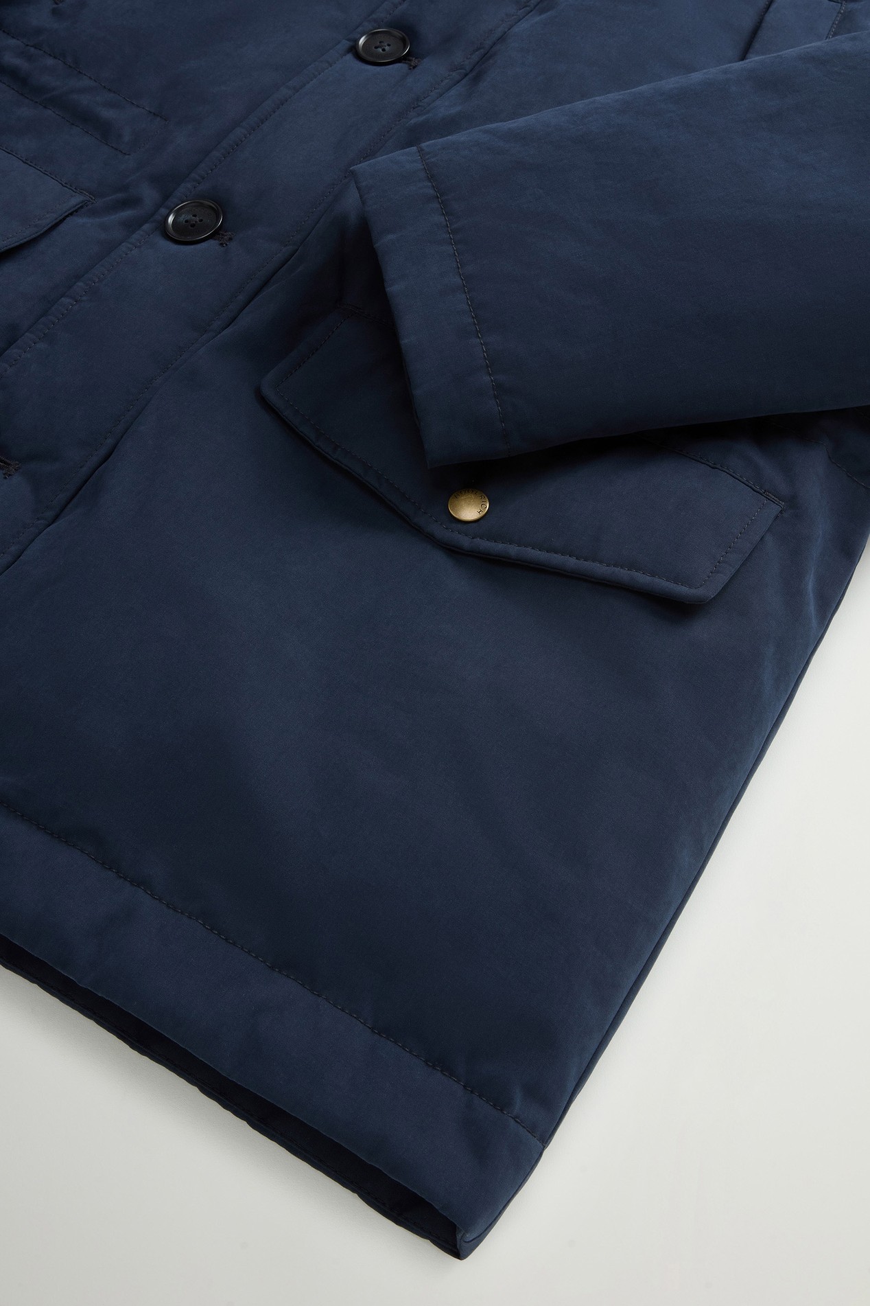 Parka in Mountain Cloth Blue photo 3 | Woolrich